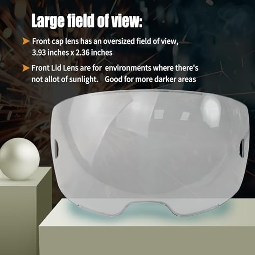 5 pack 0700000802 front lid lens compatible with esab sentinel a50 welding he