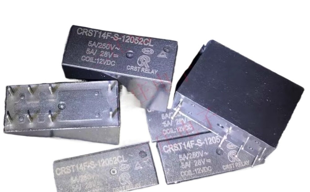 10PC 8-pin 5A two open two closed relay CRST14F-S-12052C-L 14F-2C-12V #cv