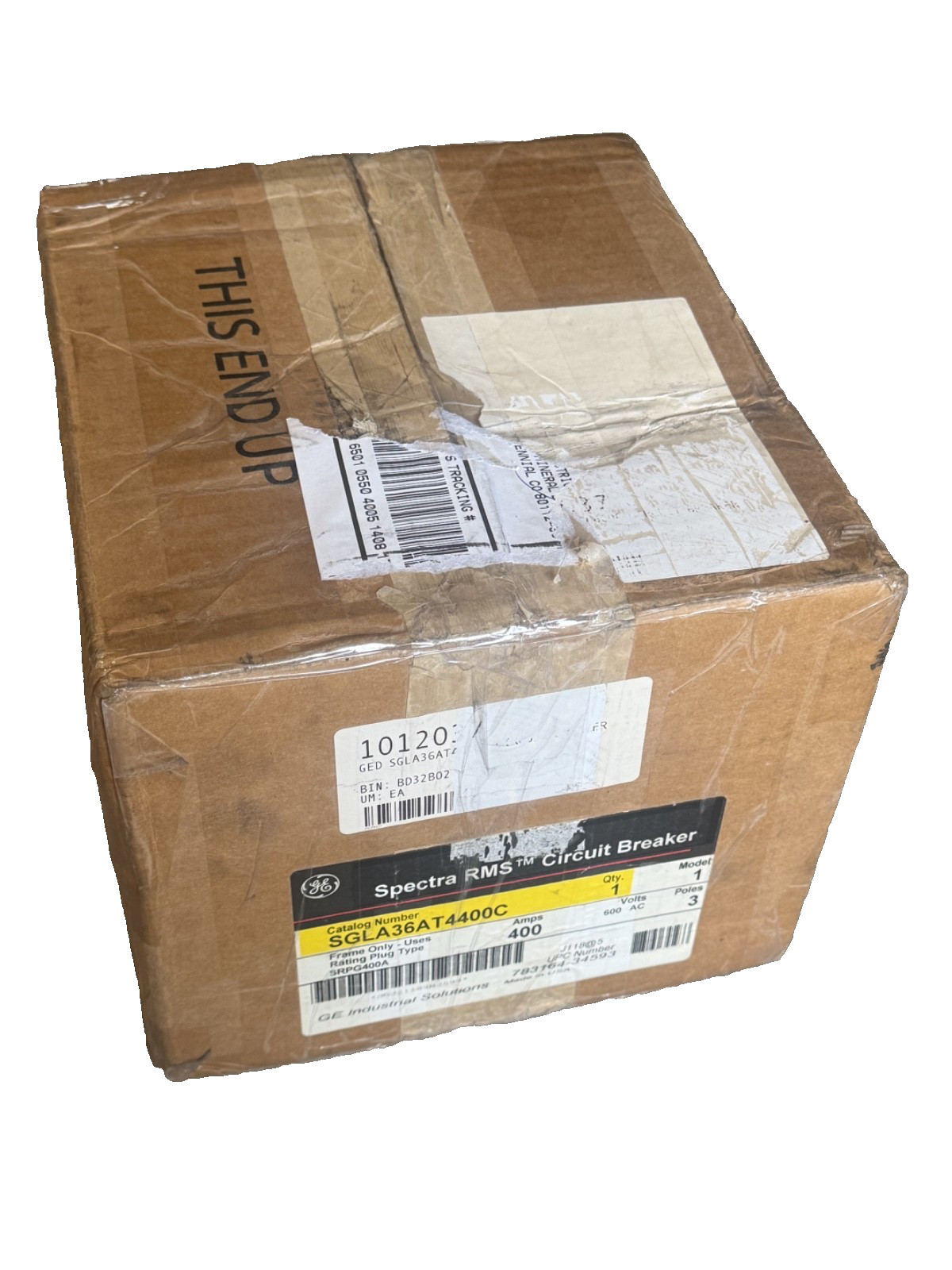 NEW GE SGLA36AT0400 / SGLA36AT4400C 3p 600v 400a 65k Circuit Breaker NEW IN BOX
