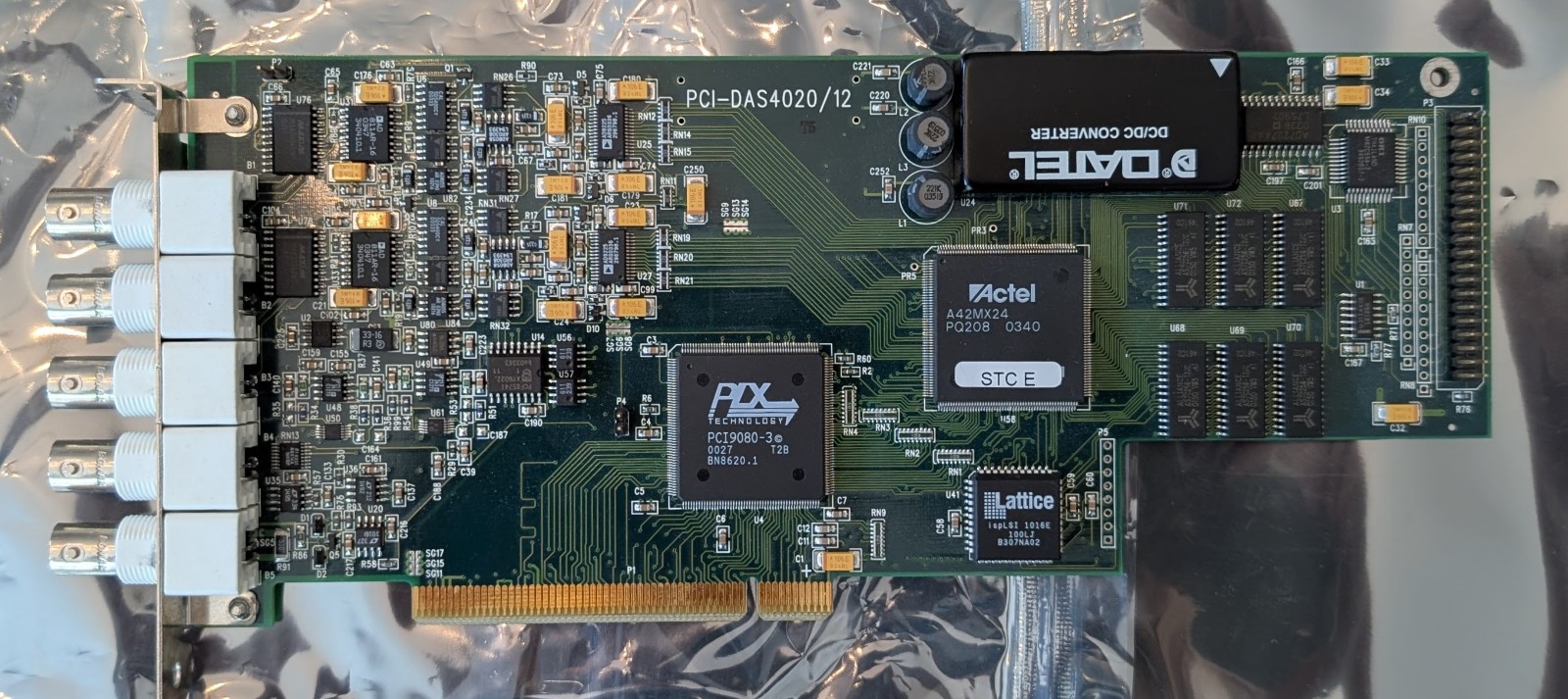 Measurement Computing PCI-DAS4020/12 Analog and Digital I/O Board – Tested