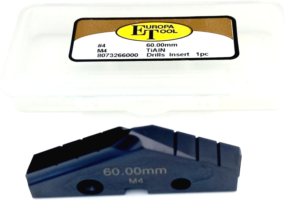 60.00mm SPADE DRILL INSERT HSS COBALT TIALN COATED
