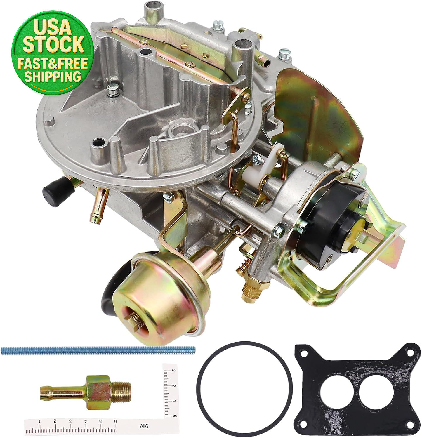 2 Barrel Carburetor Electric Choke for Ford 289 302 351 F100 F150 Jeep Mustang