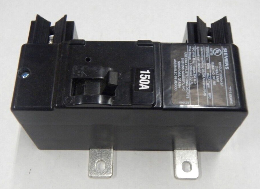 Siemens MBK150A / EQ8693 Main Breaker 150 amp 240V 2-Pole 22kA NEW