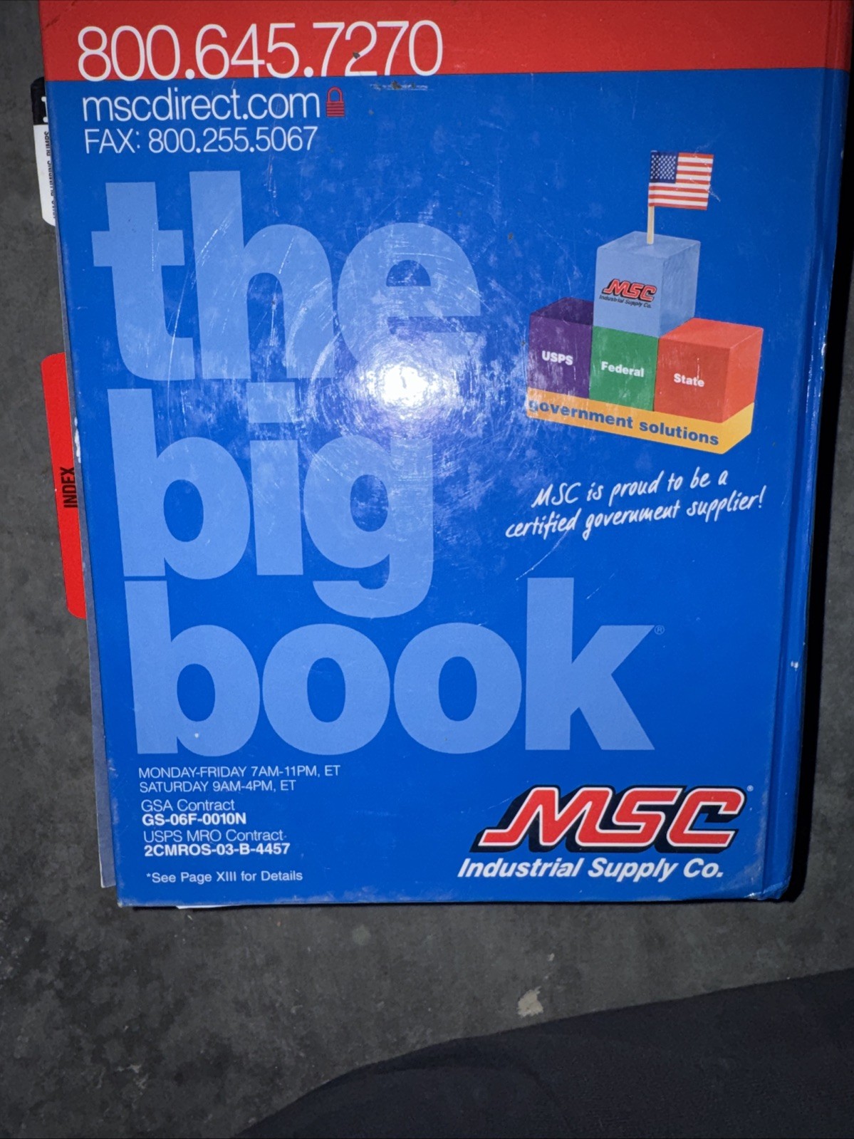 GUC Big Book MSC Industrial Supply Tools POWER 2005/2006 METALWORK MAINTENANCE +