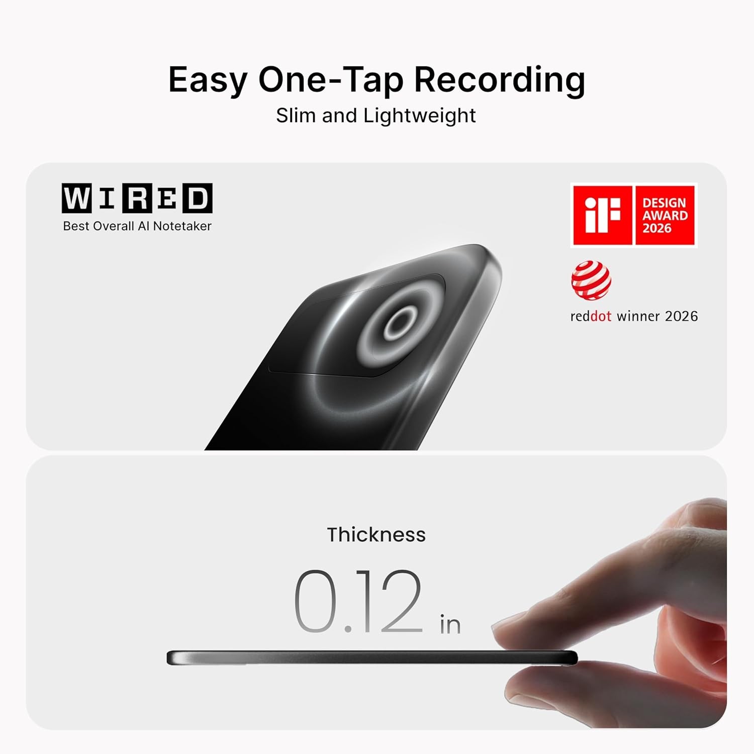 AI Voice Recorder Note Pro Meeting Taking Device