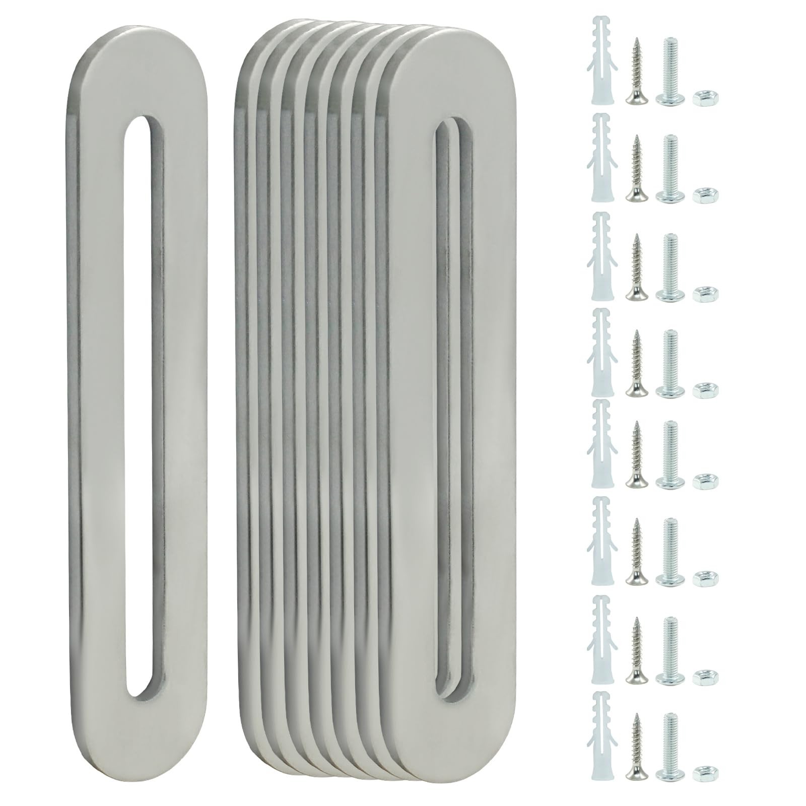 8 Pcs Adjustable Flat Mending Plate with Slot 90mm/3.54 Inch Straight Adjusta…