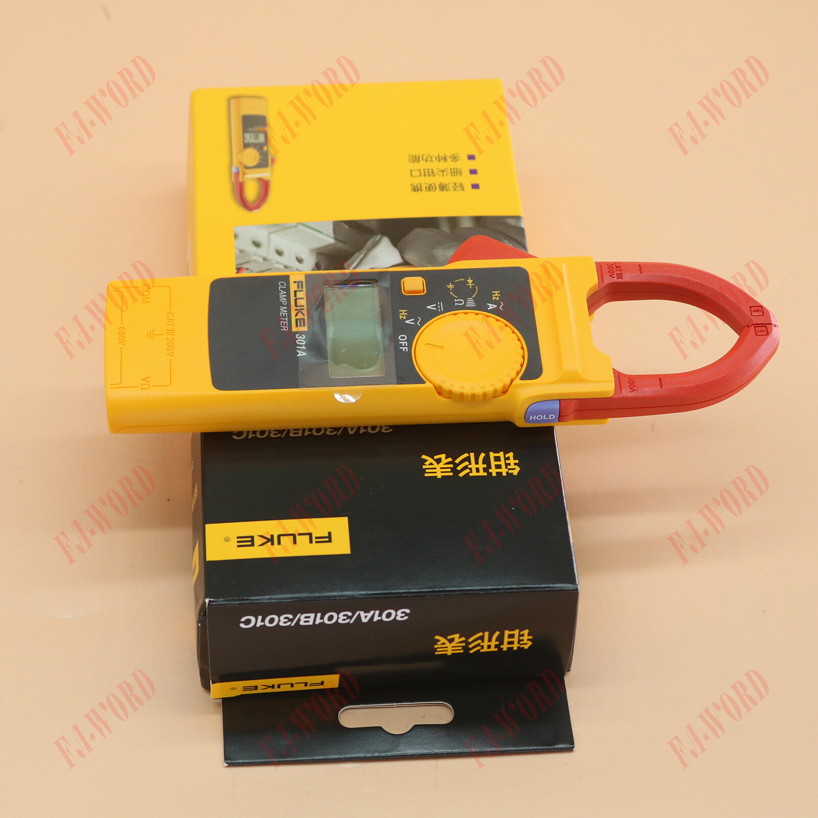 One Fluke 301A AC Digital Clamp Meter Voltage Tester Multitester New