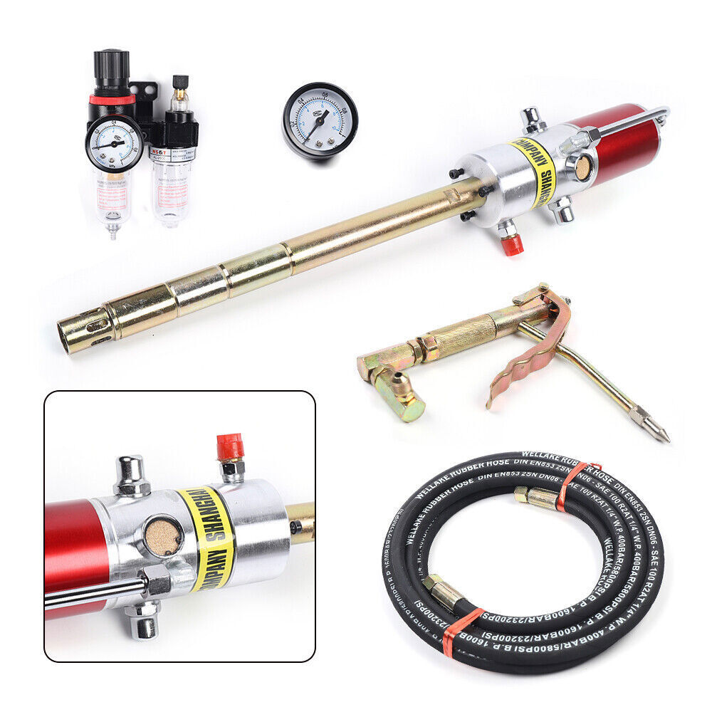 Air Operated Pneumatic Oil Transfer Pump Drum Pump Heavy Duty 35mm 30-40MPa 50:1