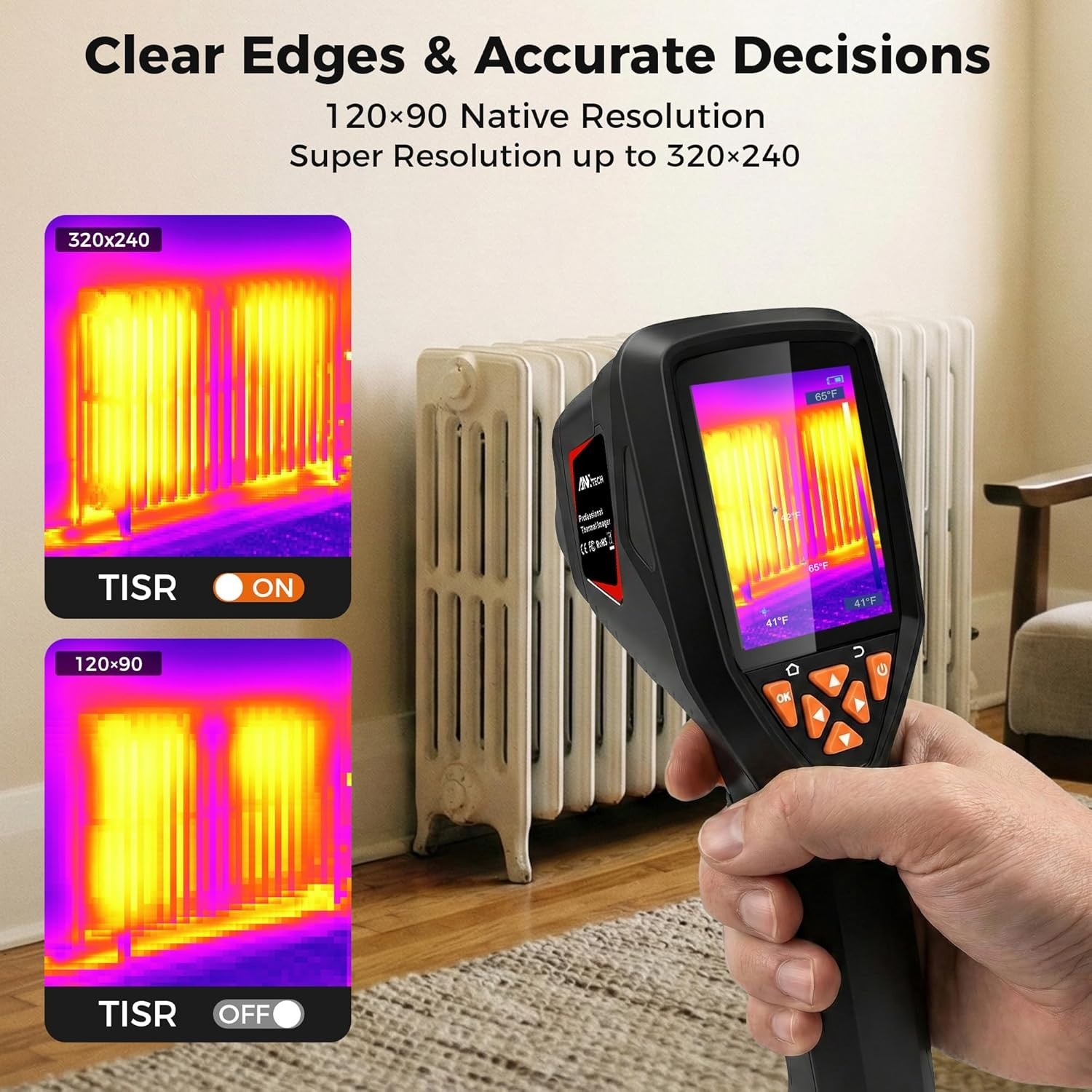 ANXTECH Infrared Thermal Imaging Camera Thermal Imager TISR Resolution 320×240