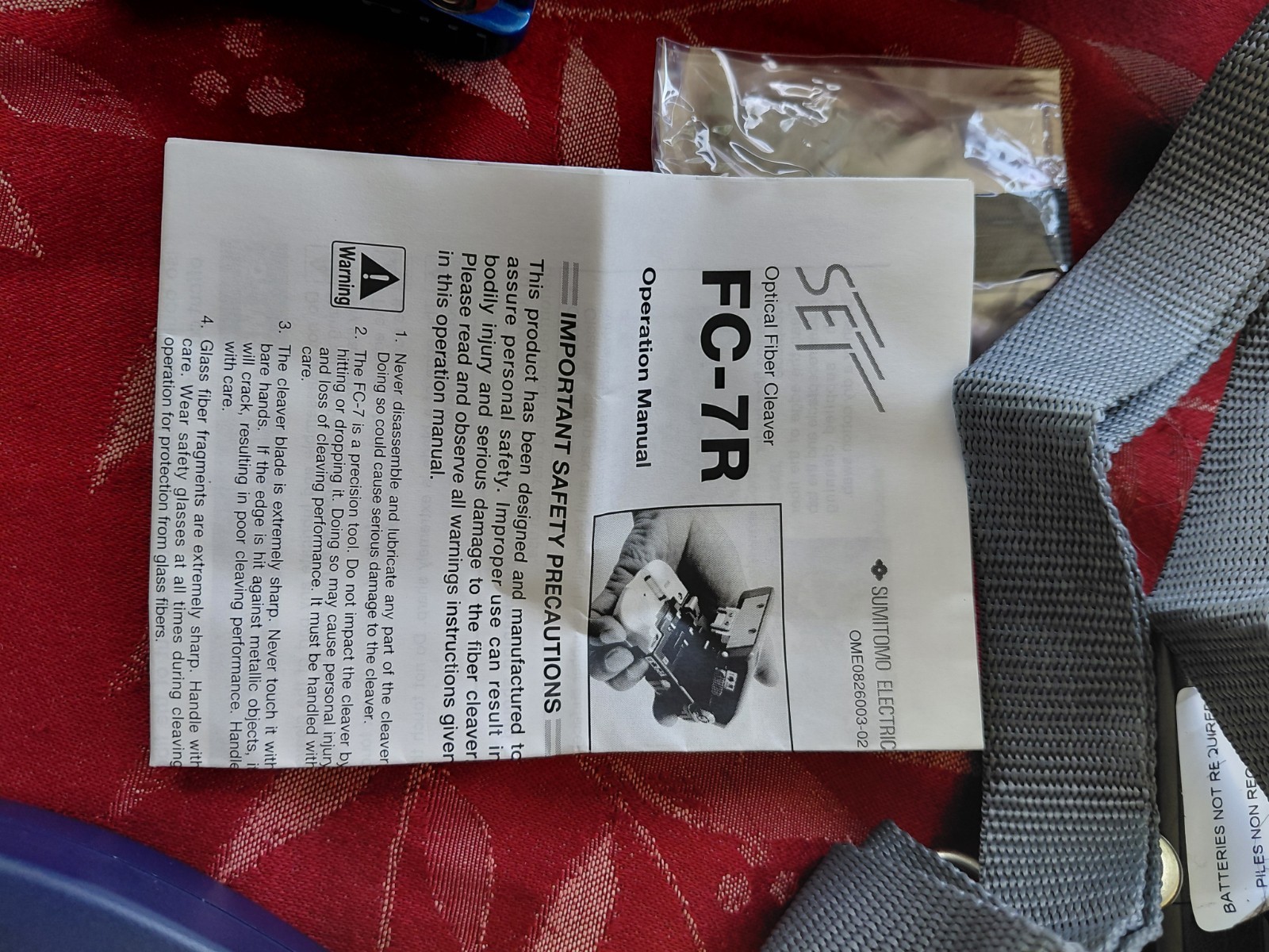 Belden FC-7R Fiber Optic Handy Cleaver,VFL-250 Checker,fiber Express,bag,more