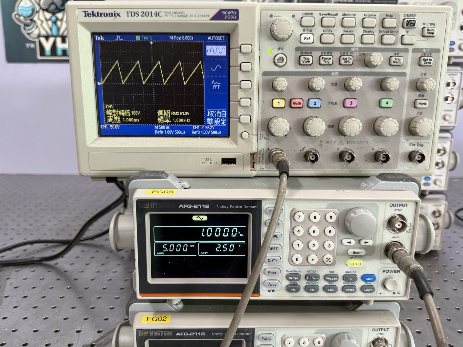 GW Instek AFG-2112 Arbitrary Function Generator Tested Output AS-IS