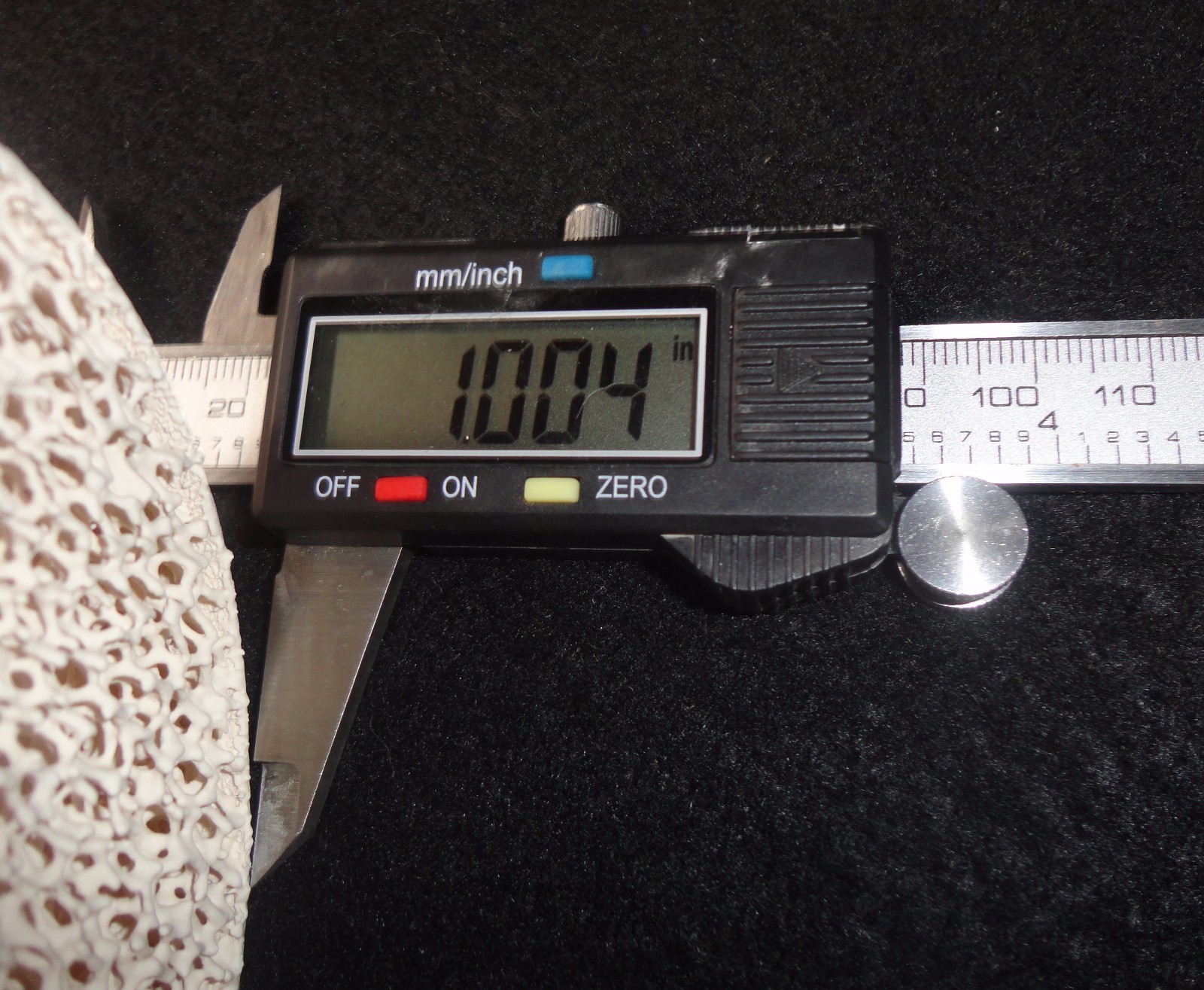 ZIRCONIA RETICULATED SETTER MOLTEN METAL FILTER WIRELESS ELEMENT No.: 39