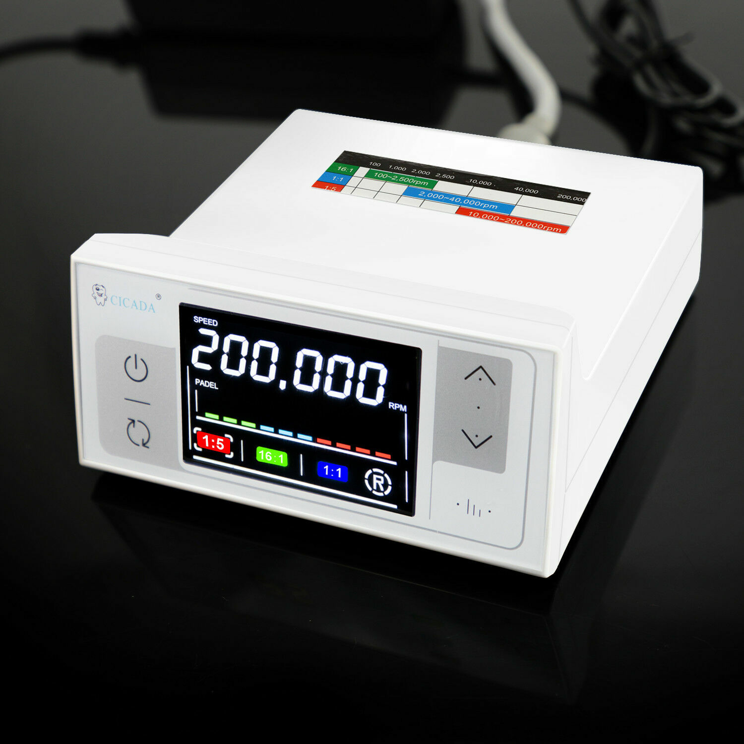 CICADA LCD Dental Electric Motor Internal Spray Contra Angle NSK Type