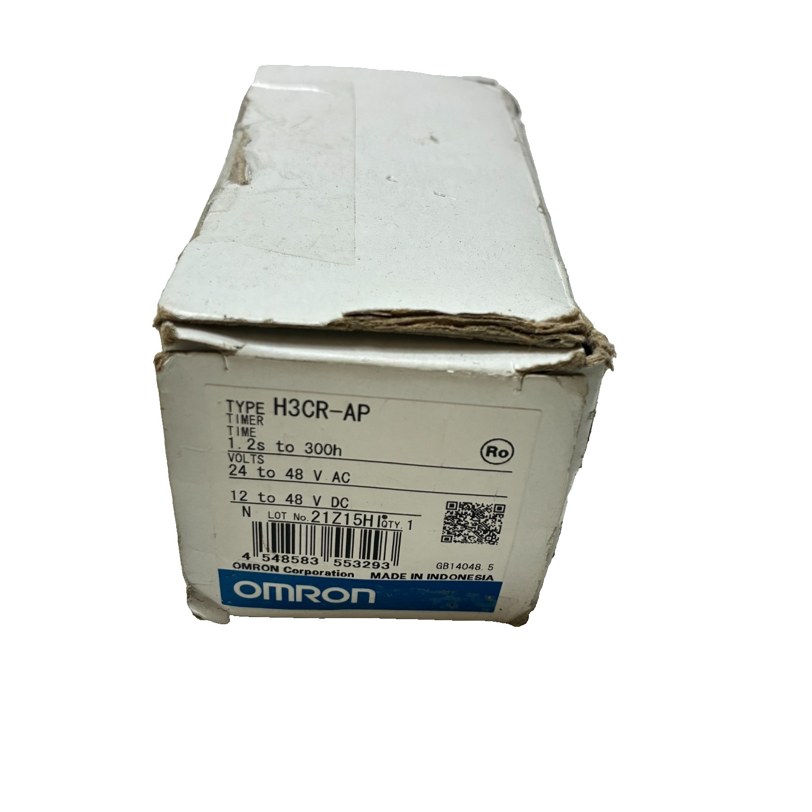 OMRON H3CR-AP SOLID STATE TIMER 11 PIN 100-240V AC 100-125V DC