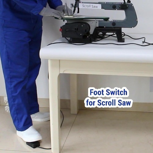 6.6ft 2m Momentary Foot Switch Pedal Normally Off Press Hold On UL Listed