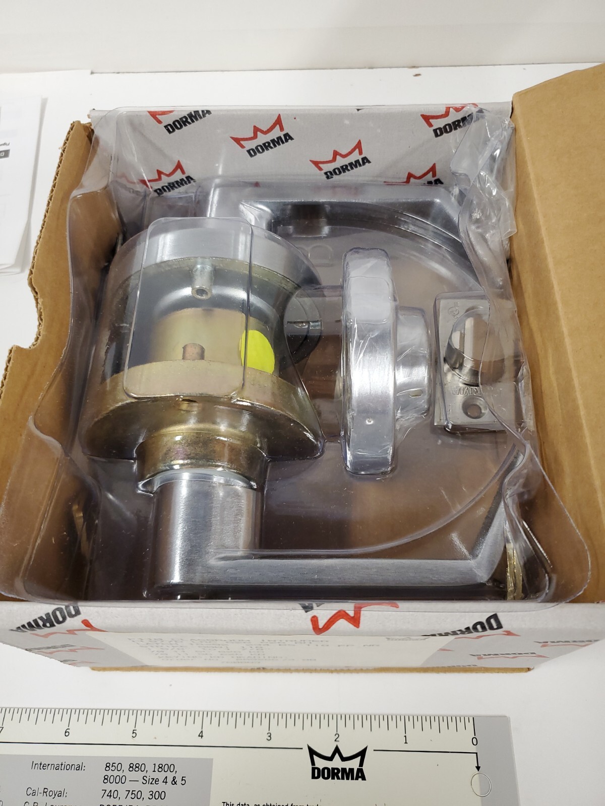 «NEW» Dorma Classroom Intruder Lock, CL877D LRC 626 RH, Heavy Duty Keyed, CL800