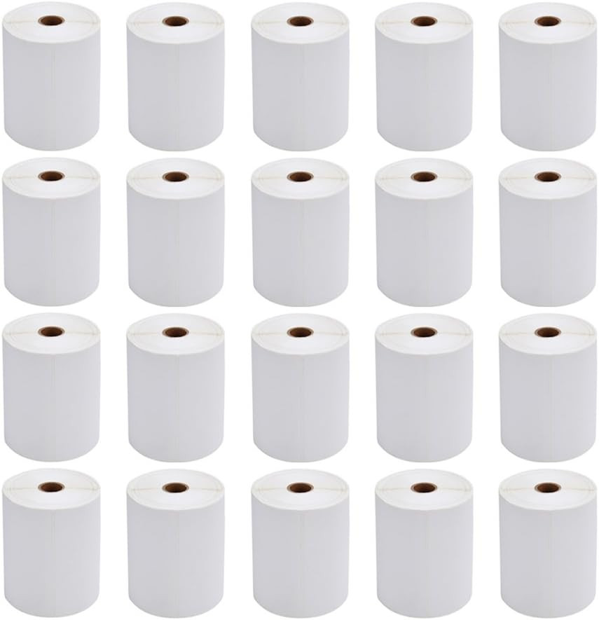 4×6 Thermal Shipping Labels – 20 Rolls, 250 Labels/Roll, Compatible Zebra Printe