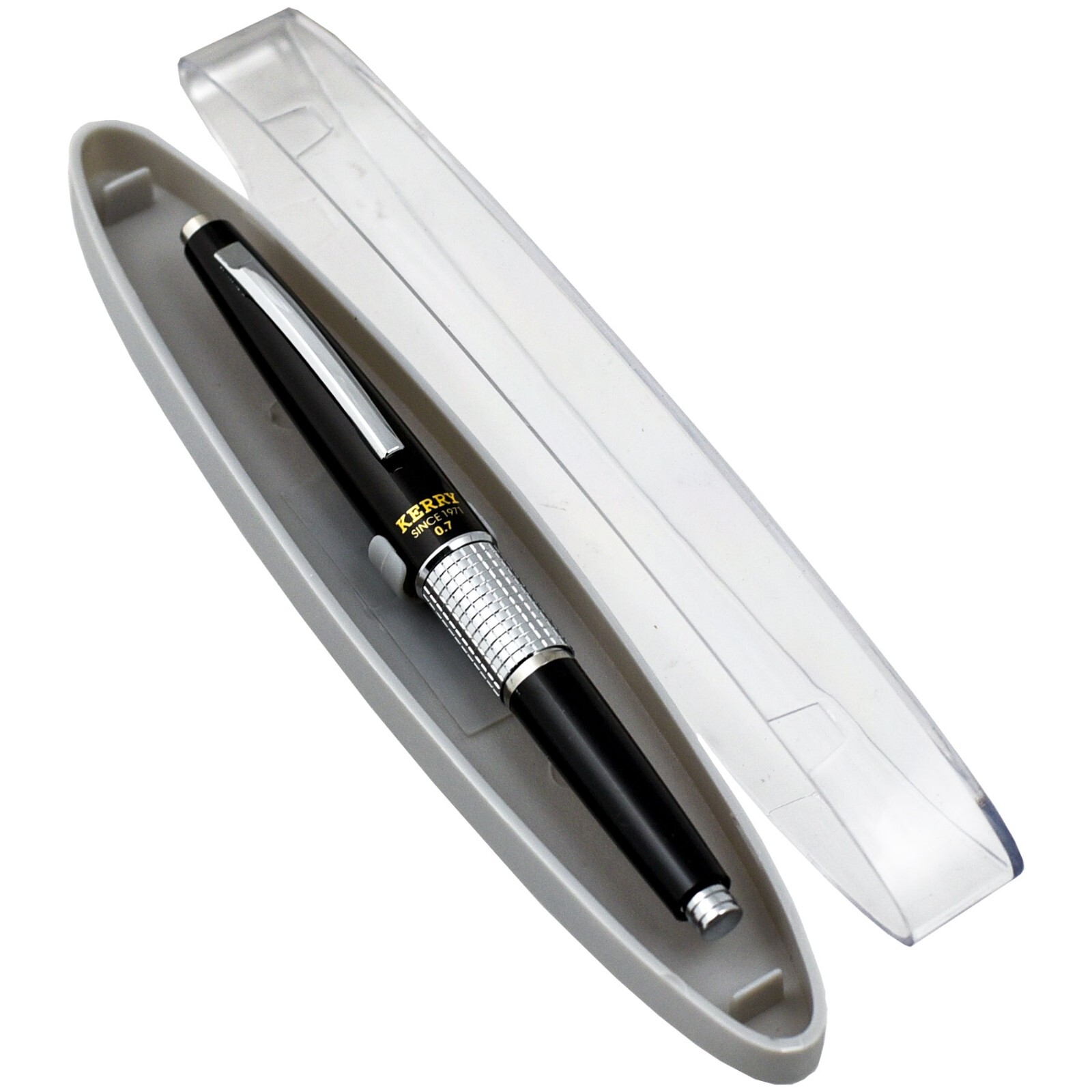 Pentel P1037A Sharp Kerry Premium Mechanical Pencil, 0.7mm, Black Barrel