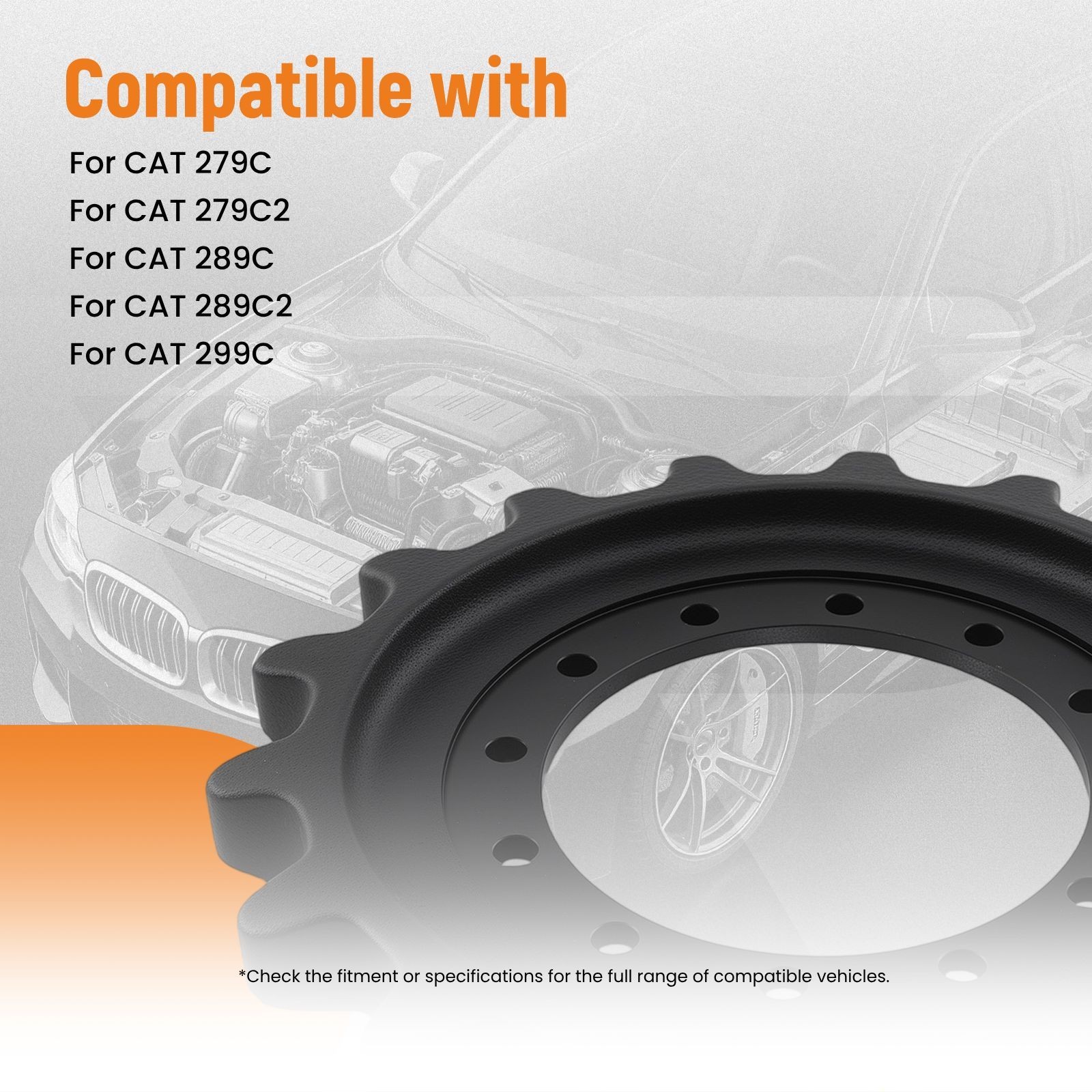 Track Drive Sprocket for CAT 279D3 289D3 299D3 Skid Steer 304-1916A