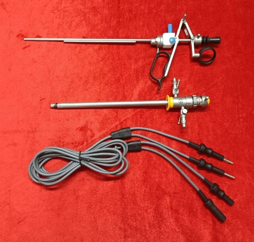 Laparoscopic Bipolar Active Working Element Set 26fr SS Best Quality Reusable