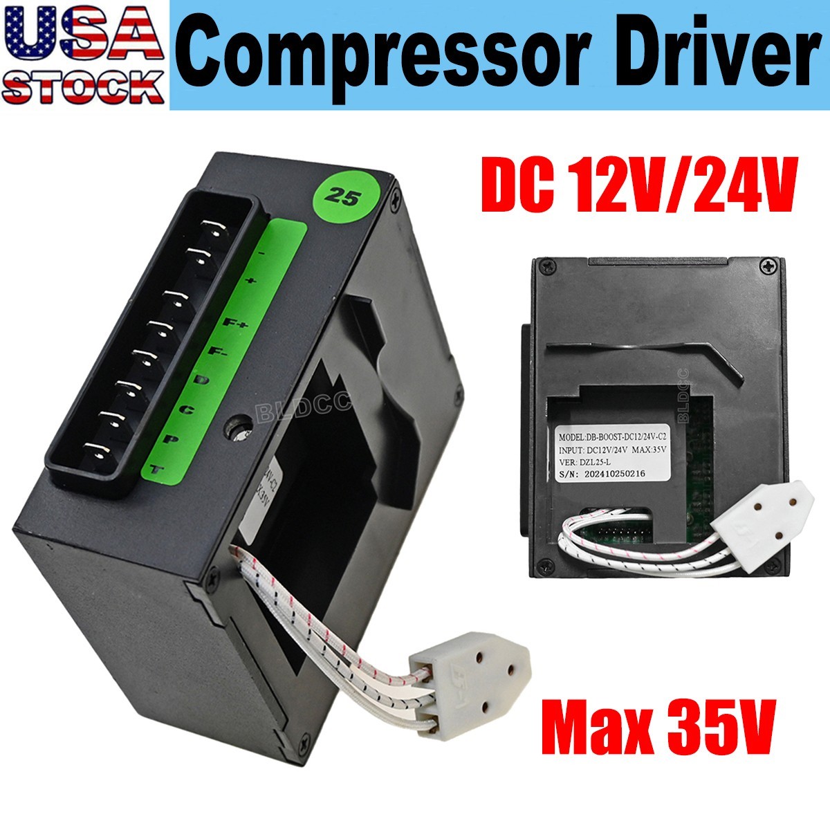 12/24V DC Car Refrigerator Electronic Start Unit Compressor Driver Controller CL