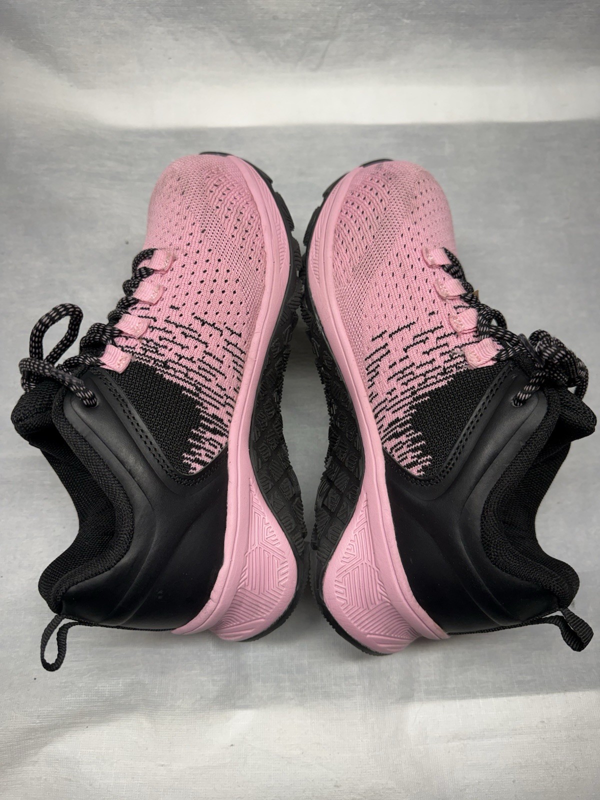 Thorogood Women’s Pink/Black Lace Up Safety Shoes Composite Toe Size 6.5 Wide
