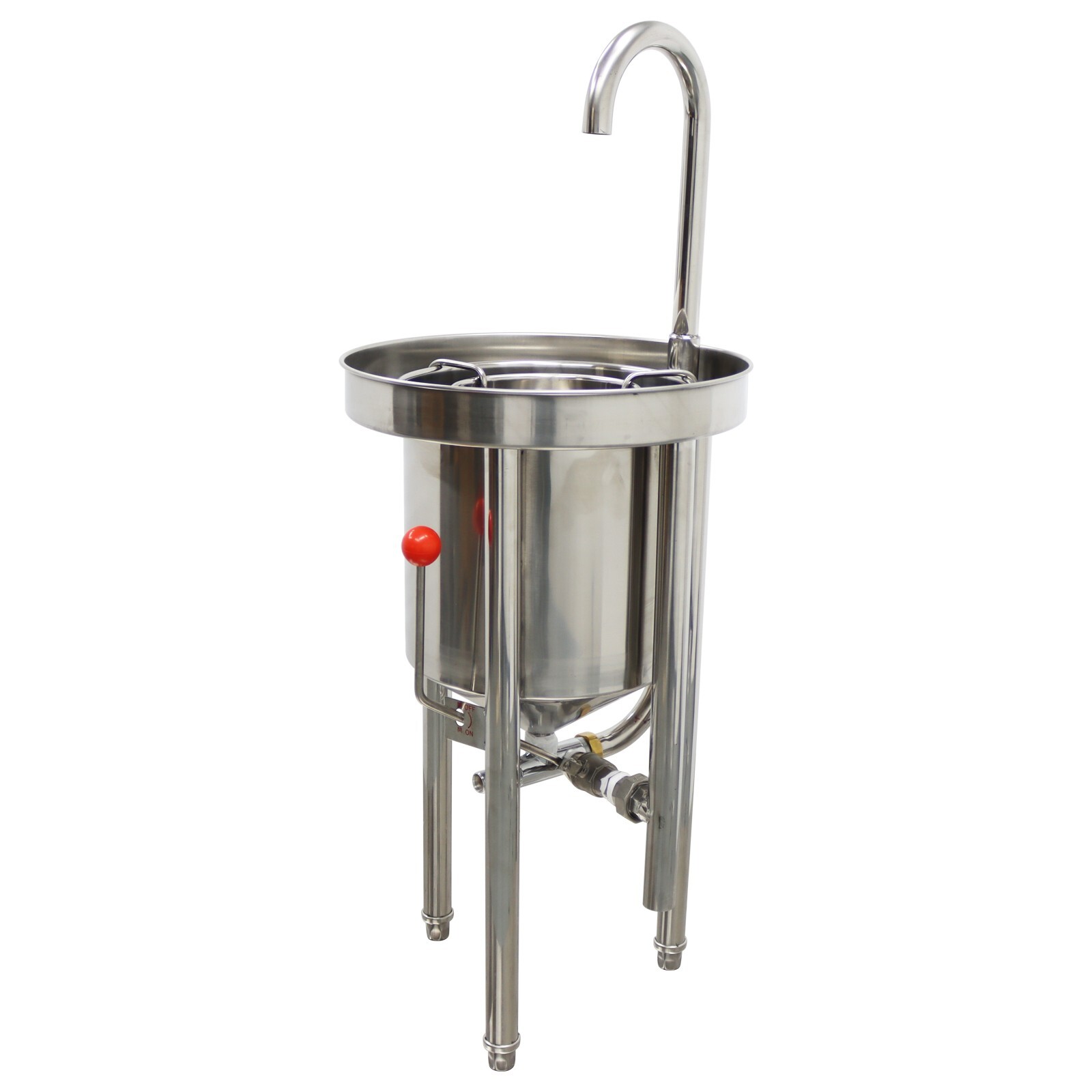 44lb Commercial Rice Washing Machine Automatic Rice washer 20kg Stainless Bucket