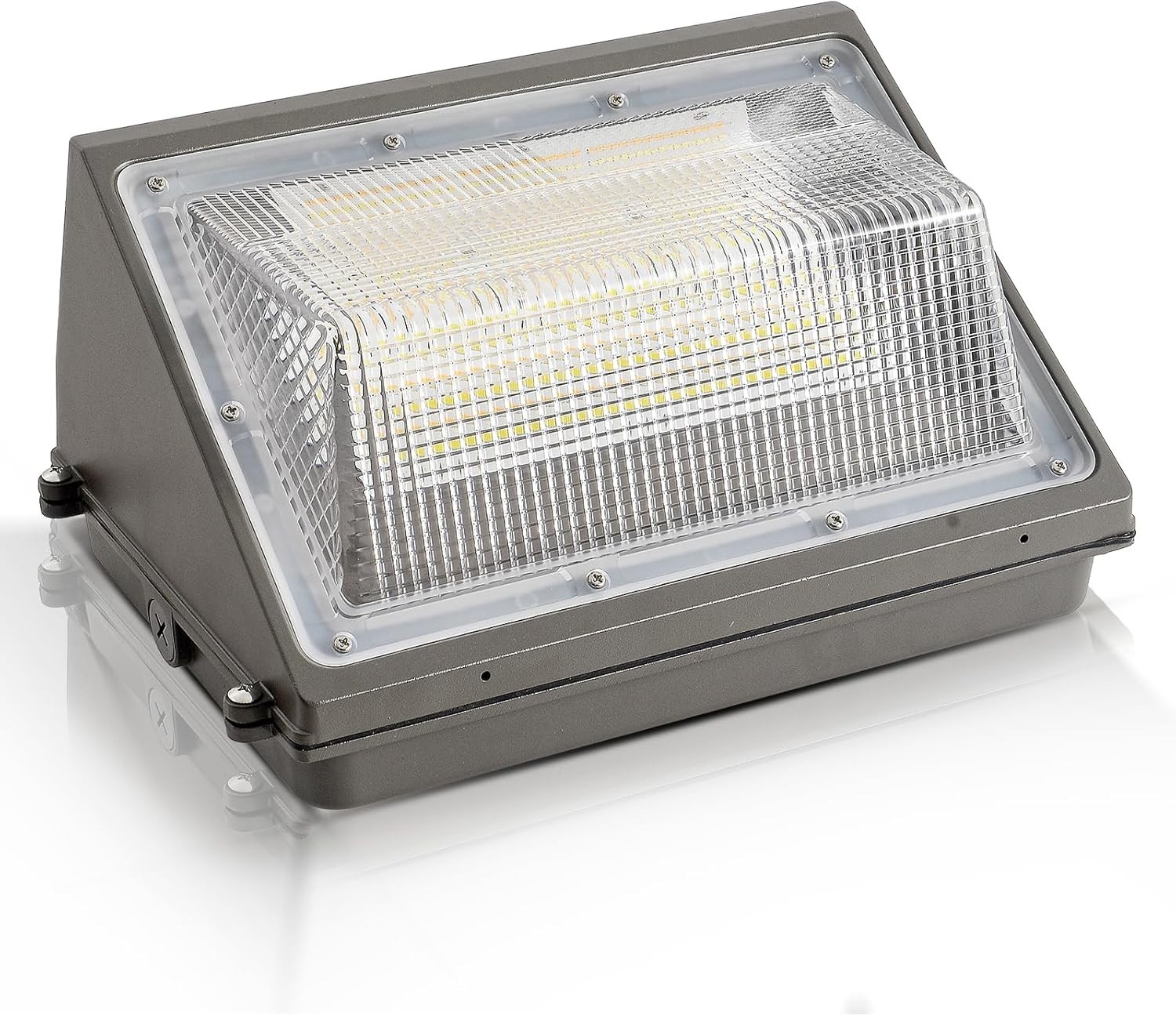 LED Wall Pack Light w/ Photocell 60W-120W Selectable 3CCT IP65 ETL DLC
