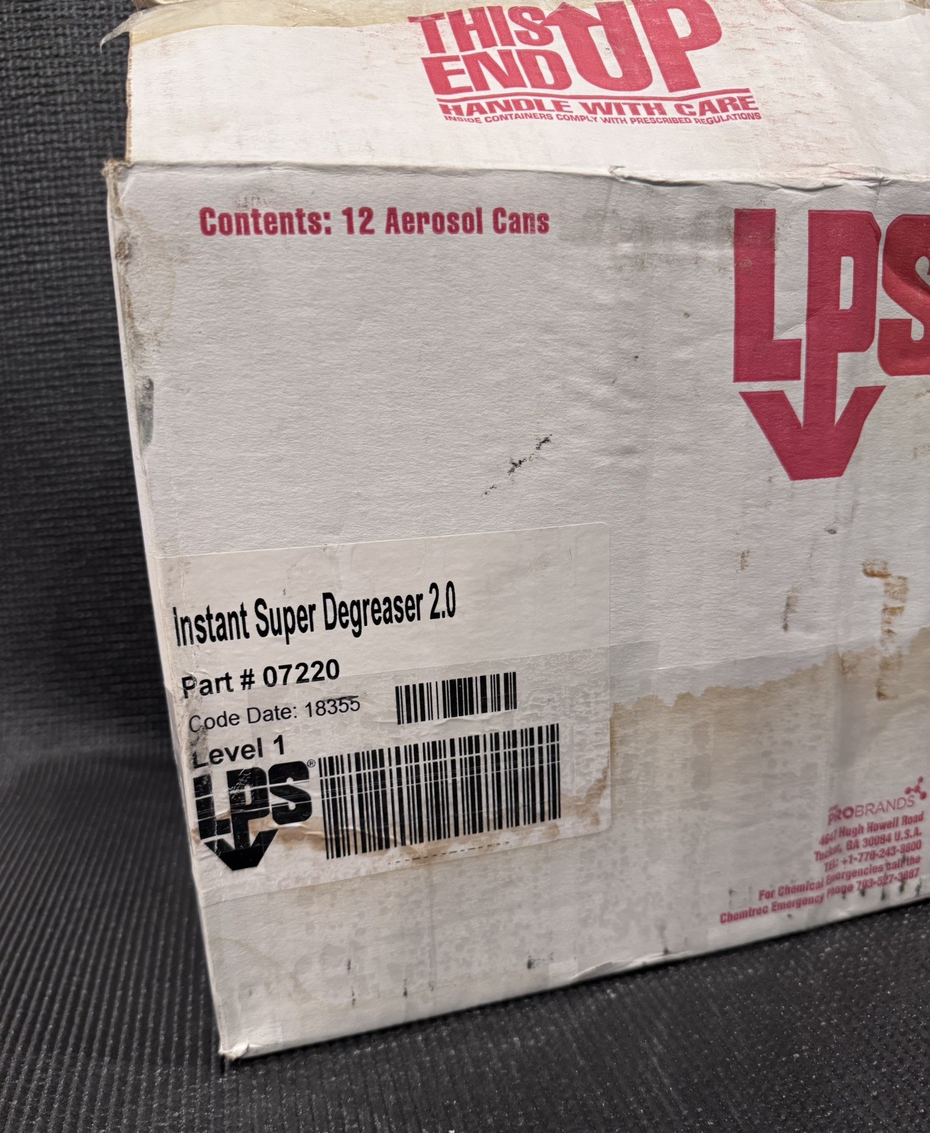 LPS 07220 Instant Super Degreaser 2.0 Heavy Duty 20 oz Aerosol Can – Pack of 11