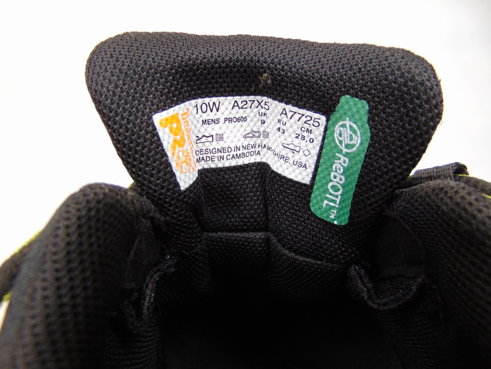 Timberland PRO 605 Radius Safety Toe Work Sneakers, Men’s Size 10.0 WIDE, Black