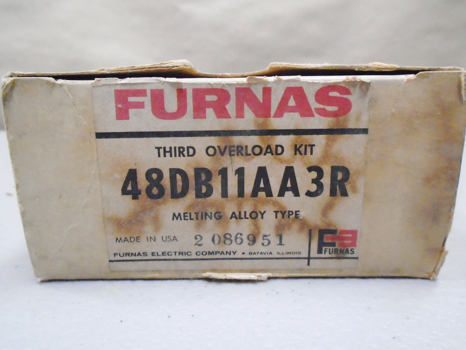NEW Furnas Siemens 48DB11AA3R Third Overload Relay Kit Melting Alloy Type