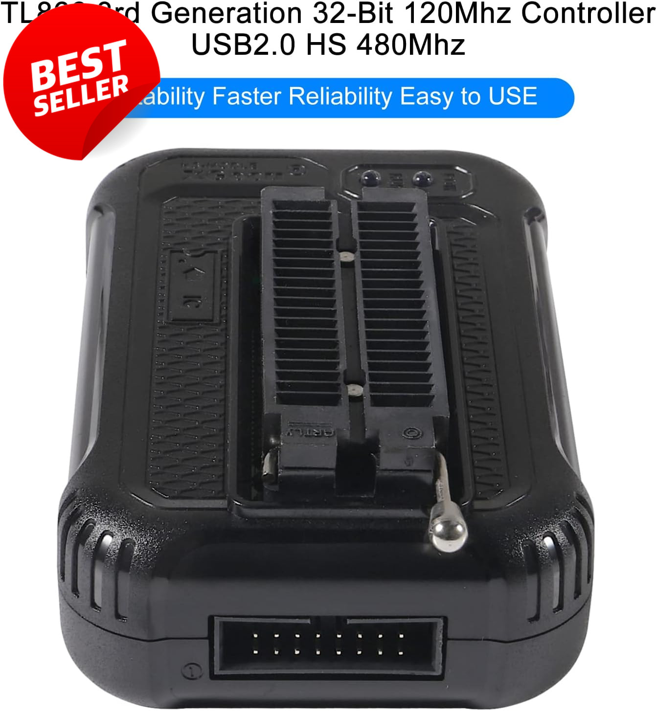 T48 TL866-3G Programmer for EPROM MCU SPI NOR NAND Flash EMMC IC Tester US