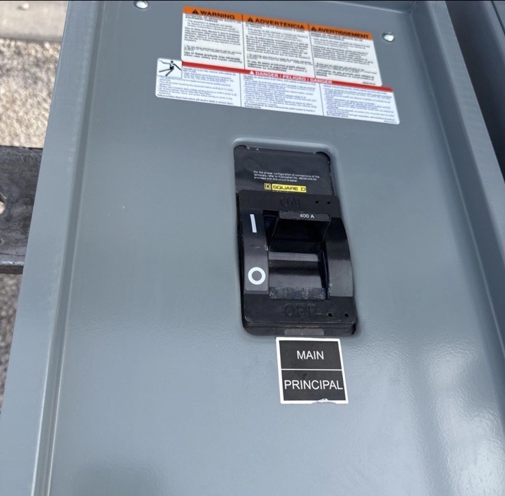 Square DNQ Panelboard 400A 208Y/120V 3PH 4W LAP36400MB MCB Outdoor Encl NEW