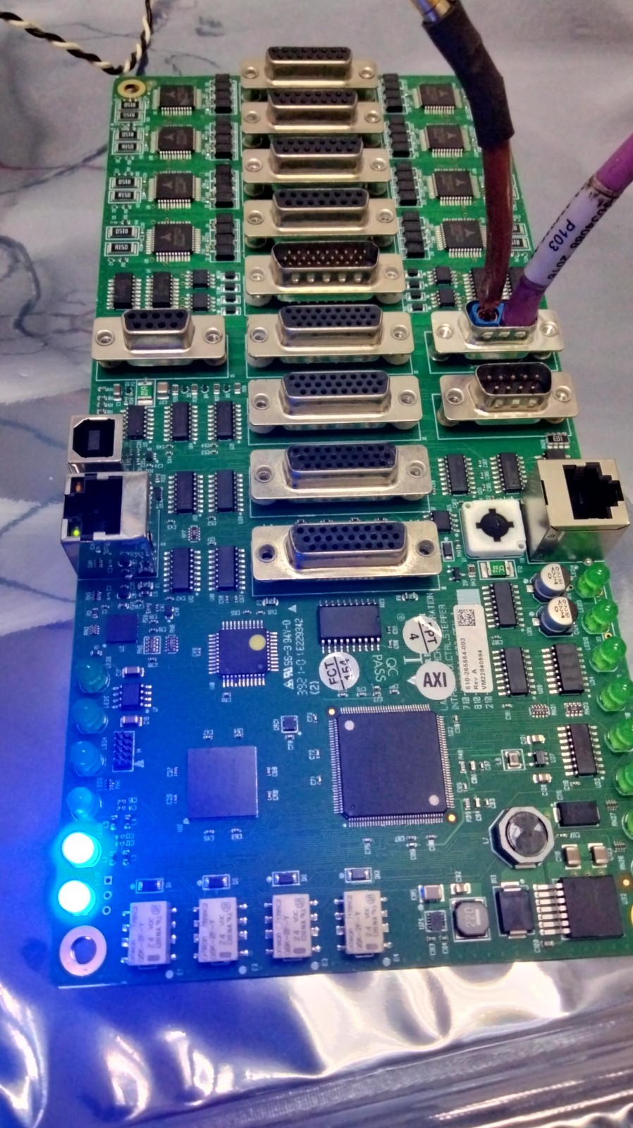 Lam Research 810-265564-003 Rev A INTFC,8-AX,CTRL Stepper Board,Used,Jp~A222