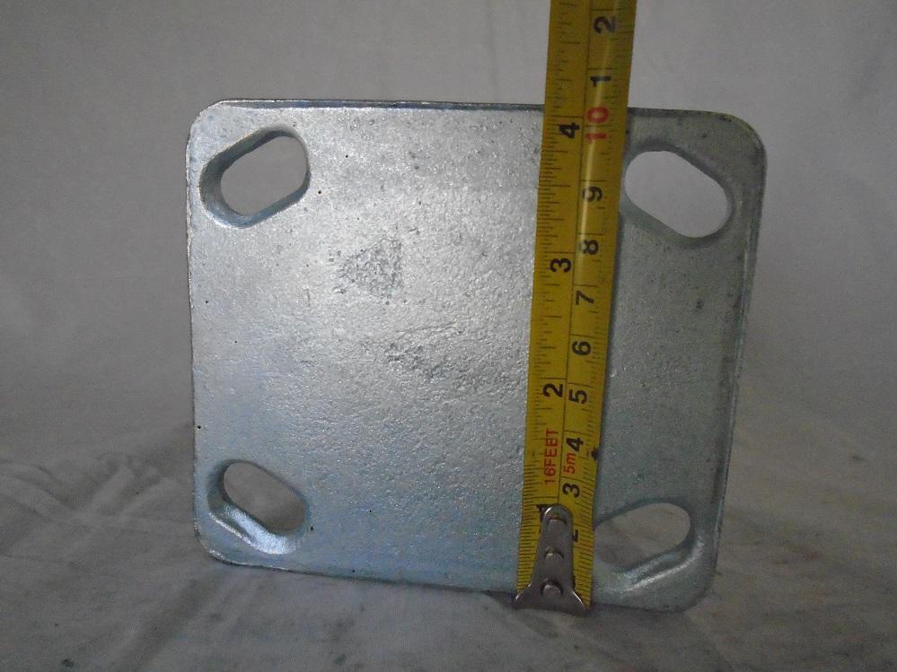 6″ x 2″ Swivel Caster Kingpinless Rubber Wheel on Steel Hub(2) Rigid (2)Tool Box