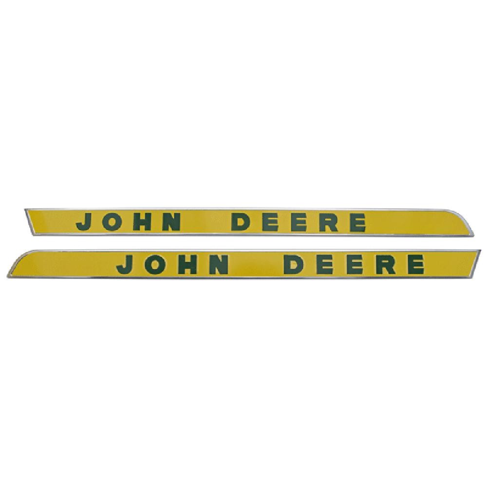 Right & Left Hand Side Moldings (Raised Letters) Fits John Deere