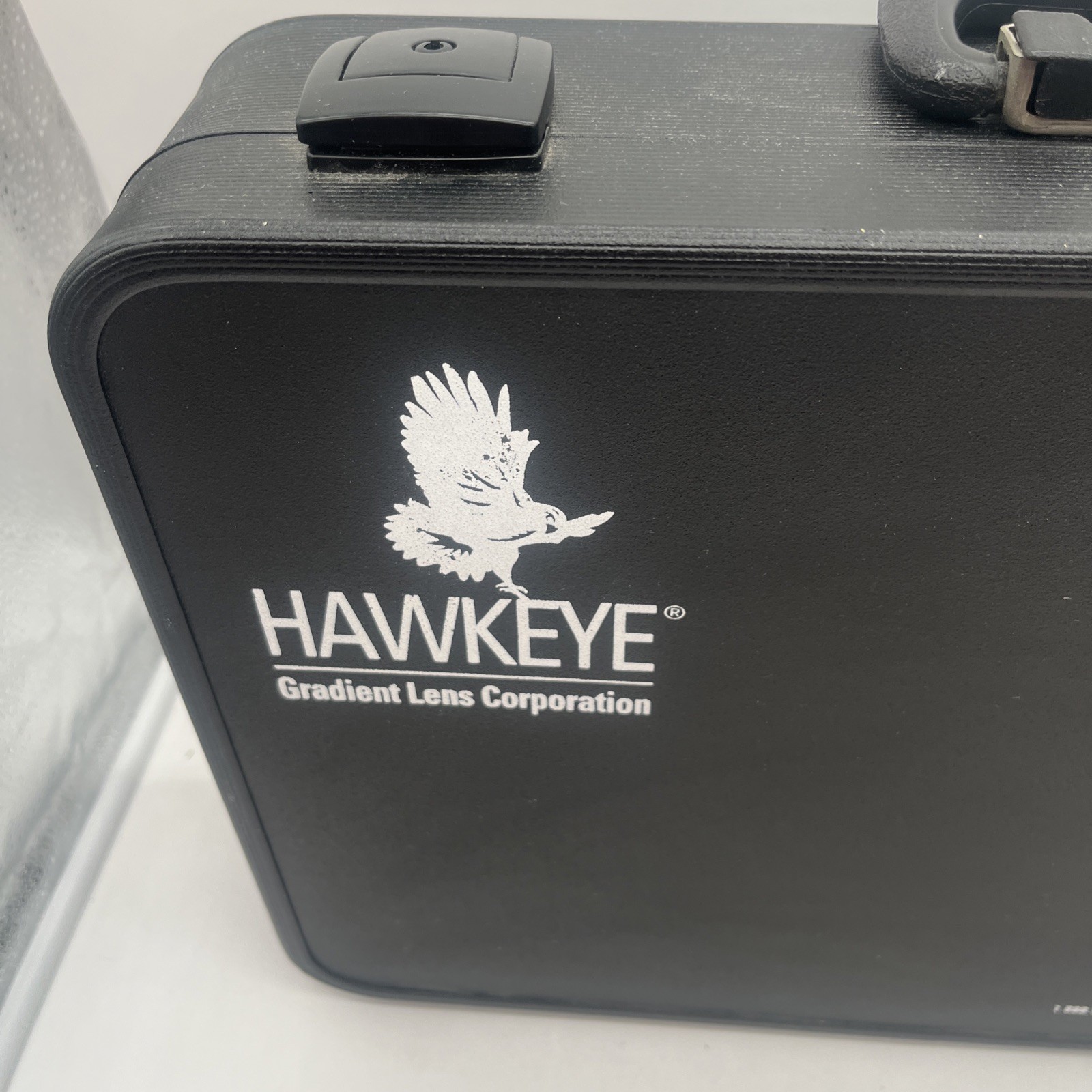 Hawkeye Black Aluminum Borescope Carrying Case ONLY w/keys Blue Foam Cutout