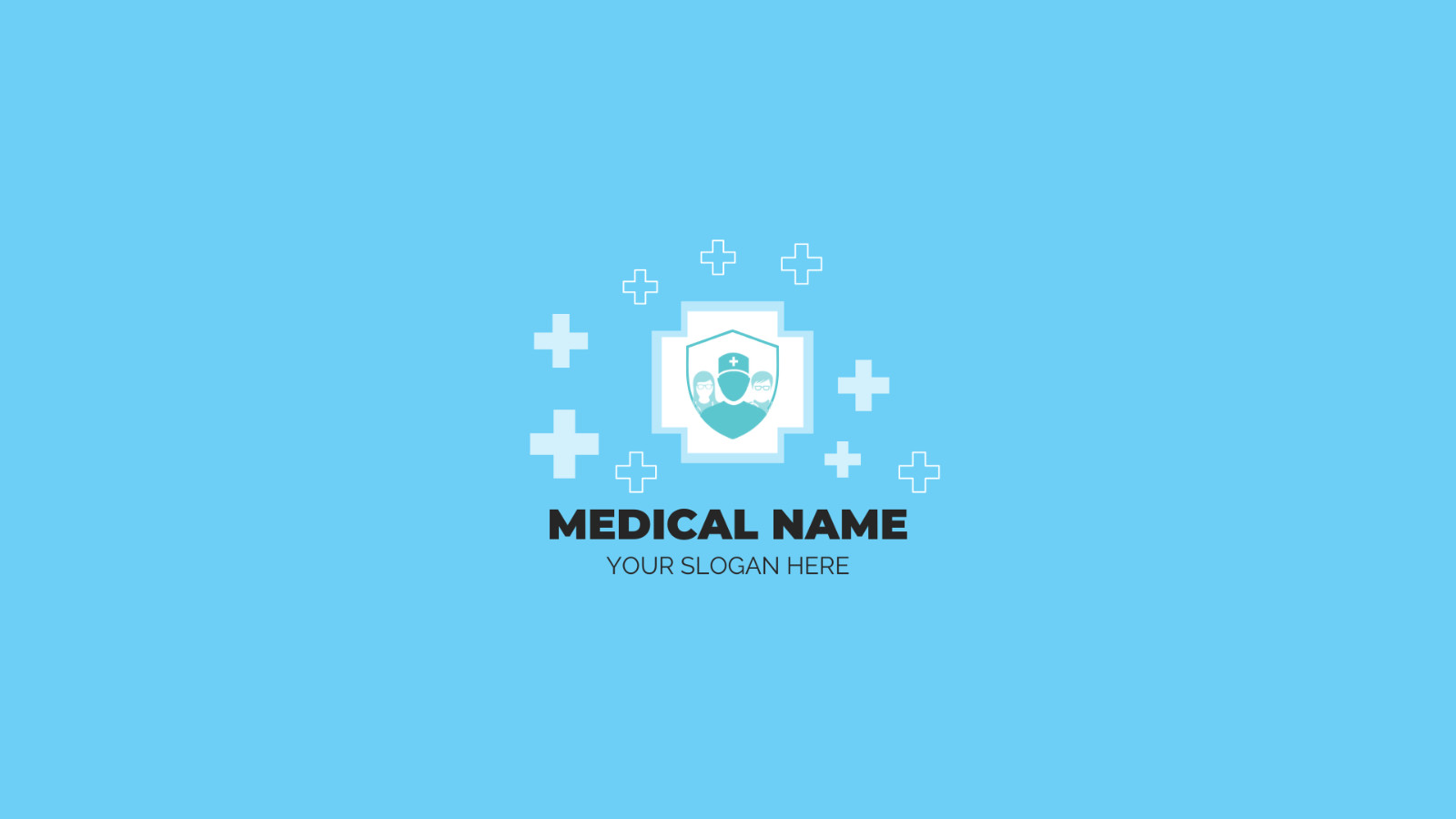 Horizontal Video Canva Template – Healthcare promo video for Medical Center