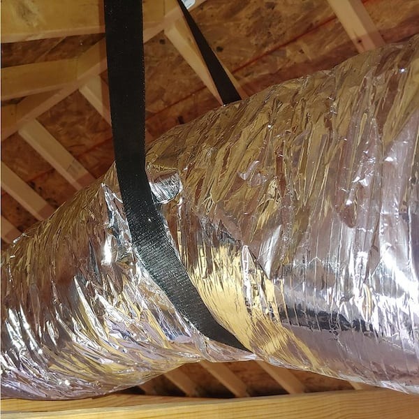 Master Flow 1.75 in x 100 yd Woven Vinyl Hanger Strap HVAC Duct Support