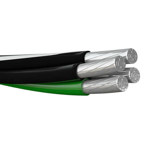 4/0-4/0-4/0-2/0 MHF 200 Amp Aluminum Mobile Home Feeder Cable 600V