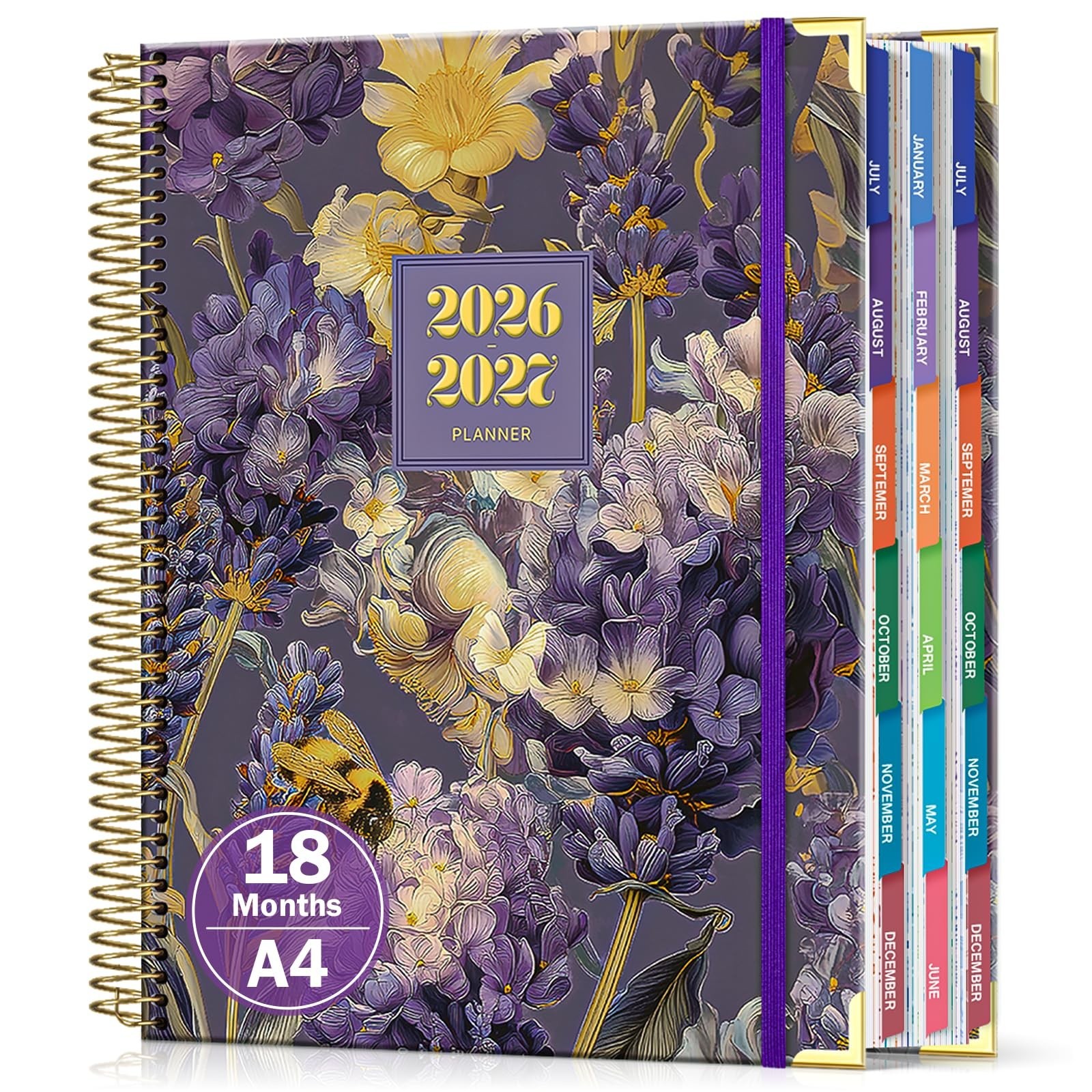 Planner 2026-2027, 8.5″ x 11″ Academic Planner Jul 2026 – Dec 2027, 18 Month …