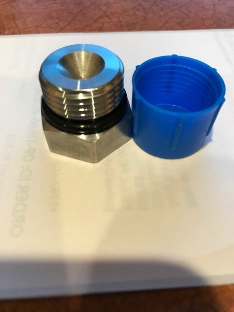 QTY 5 in lot SSP cap and plug 10GP 7/8″ -14 male SAE ( Buy more and save)