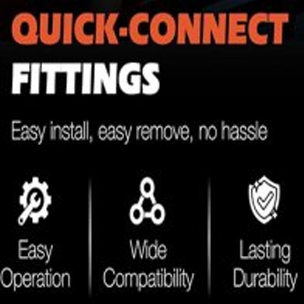 12 Pack 3/8″ Hydraulic Hose End Fittings: 3/8″ I.D. Hose x 3/8″ JIC 37° Female