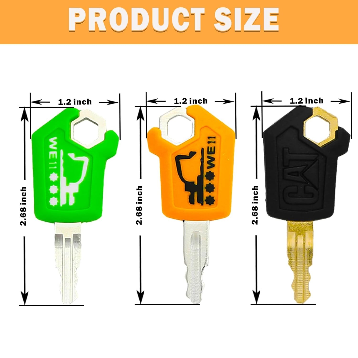 10 New CAT 5P-8500 For Heavy Equipment Key Caterpillar CAT 5P8500 Excavator