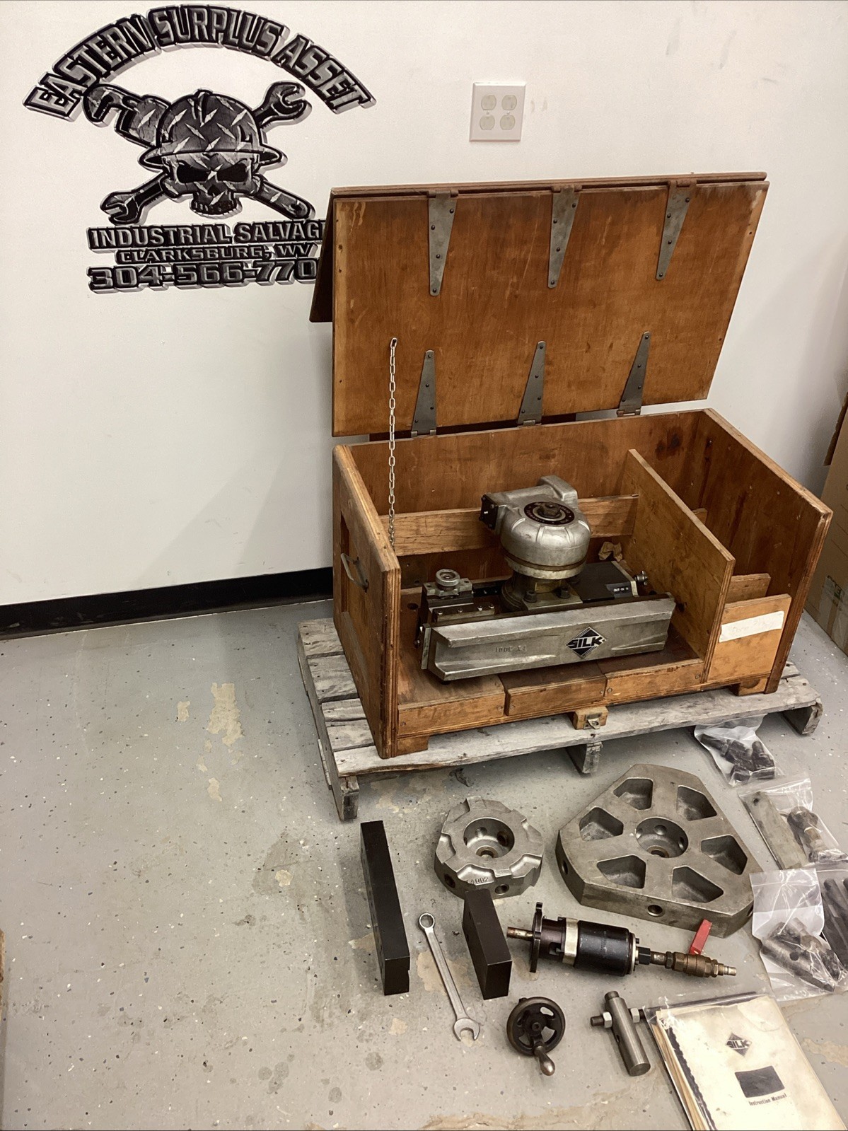 Silk AX630 Internal Flange Facing Machine 1.55HP Air Vol 90 Cu.Ft.Min