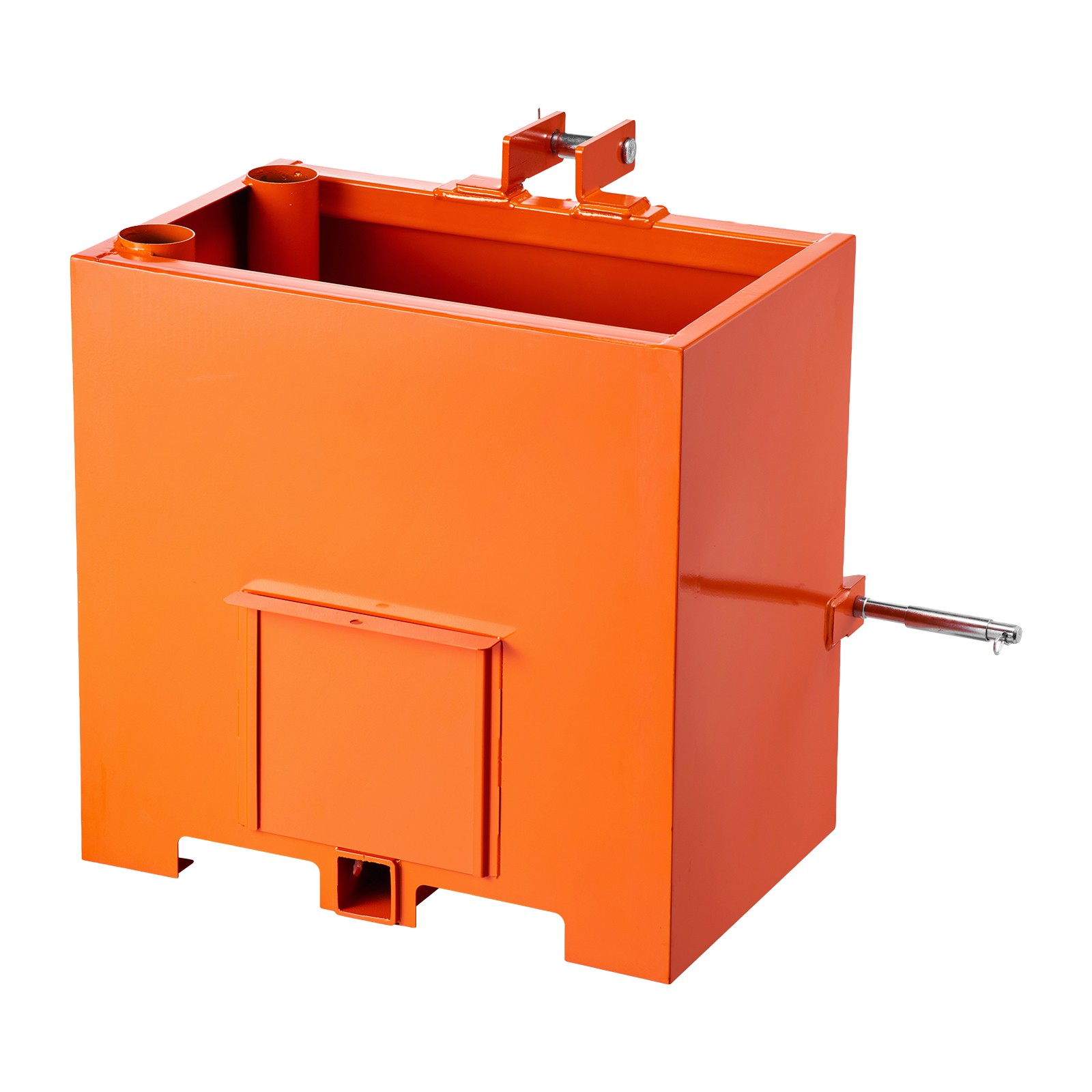Ballast Box 3 Point Category 1 Tractor 5ft³ Capacity 800lbs Counterweight Orange