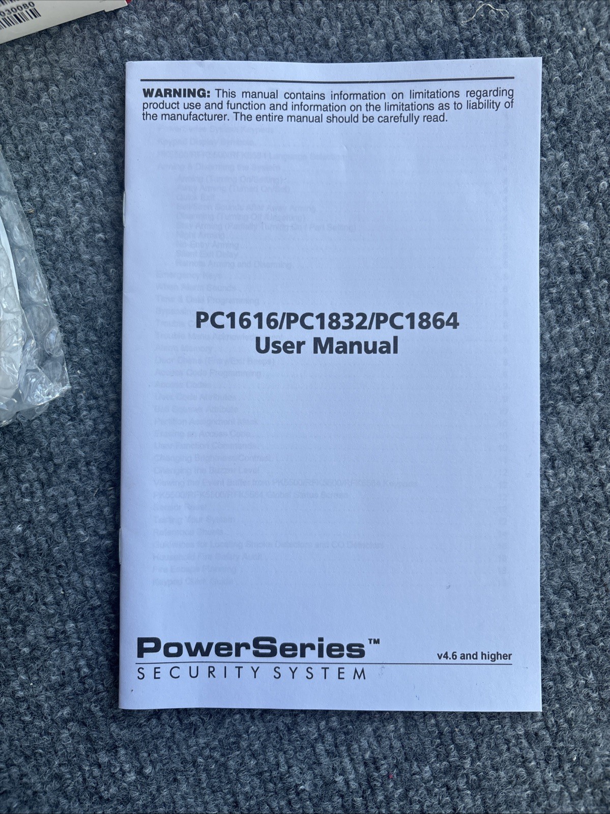 Power Series Secury System DSC PC1616 Hardwire