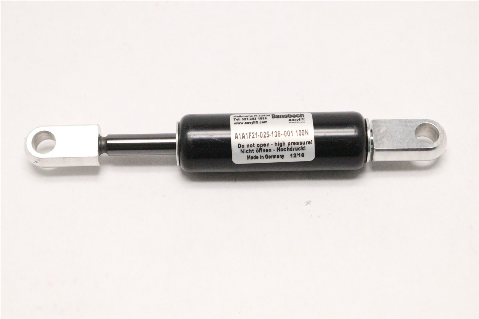 BANSBACH GAS SPRING 100N FORCE A1A1F21-025-136–001 100N
