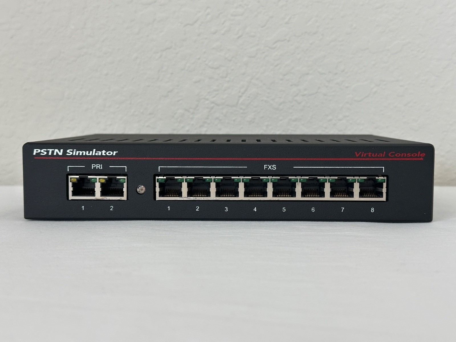 Virtual Console 2 PRI + 8 Port FXS PSTN Simulator