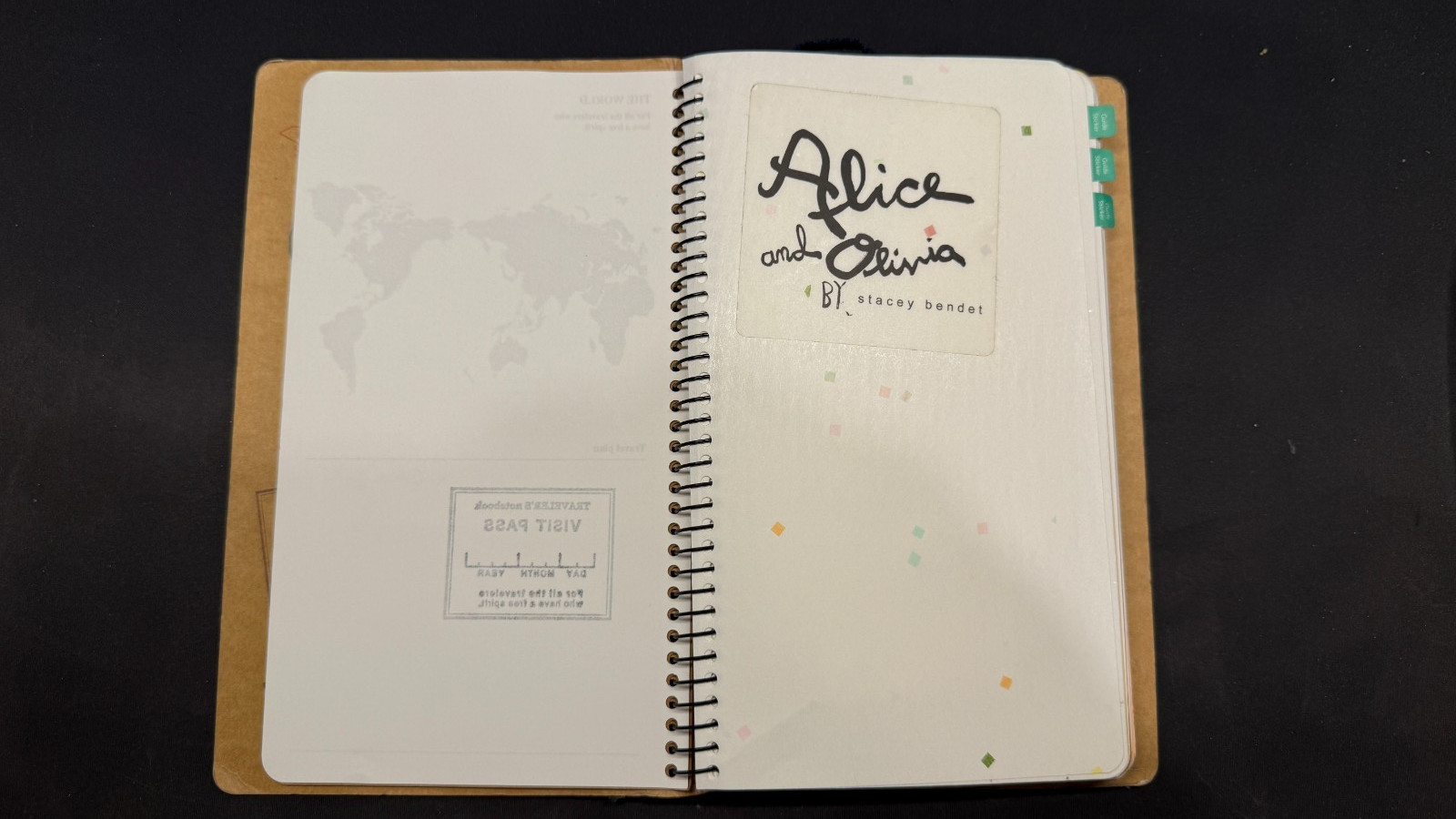 Traveler’s Company Traveler’s Notebook Hong Kong Caravan Spiral Notebook Green